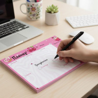 Планер тижневий VT9212-02 20х143 см 54 аркуші українська