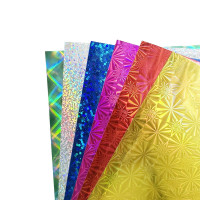 Набір кольорового картону "Голографічний" АП-1112 А4 6 аркушів