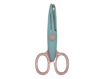 Дитячі ножиці 80685(Turquoise-Pink) з фігурним лезом Дитячі ножиці 80685(Turquoise-Pink) з фігурним лезом