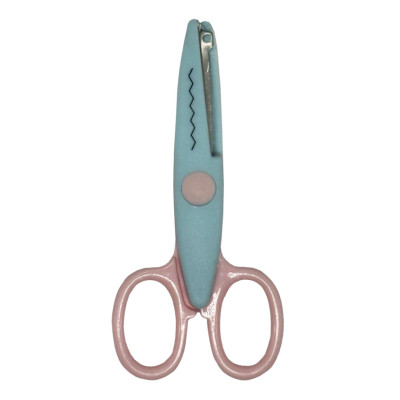 Дитячі ножиці 80685(Turquoise-Pink) з фігурним лезом Дитячі ножиці 80685(Turquoise-Pink) з фігурним лезом