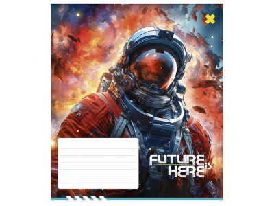 Зошит учнівський "Future is Here" 012-3417K-2 в клітинку 12 аркушів Зошит учнівський "Future is Here" 012-3417K-2 в клітинку 12 аркушів