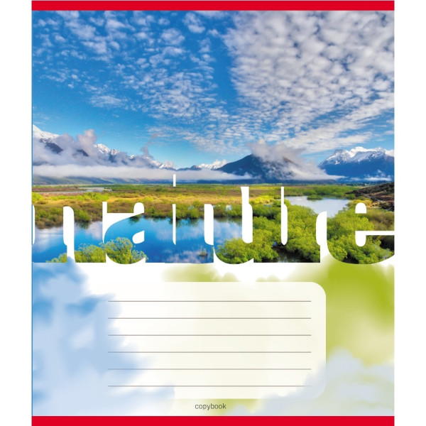 Зошит загальний "Природа" 060-610048K-3 в клітинку 60 аркушів