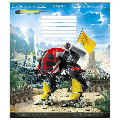 Зошит учнівський "Techno city" 012-2495L-3 в лінію 12 аркушів