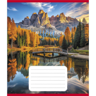 Зошит учнівський "Краса природи" 012-500301K-5 в клітинку 12 аркушів (959050) Зошит учнівський "Краса природи" 012-500301K-5 в клітинку 12 аркушів (959050)