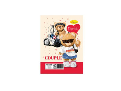 Блокнот А6 АП-1710-7 40 аркушів пружина збоку