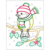 Дитячі кольорові розмальовки "Санта і друзі" 18712 2-3 роки