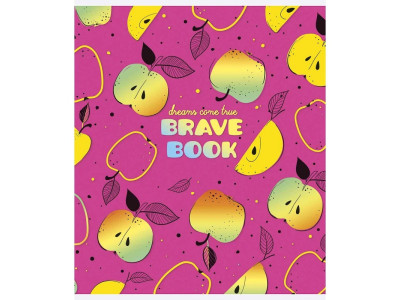 Зошит учнівський "Brave book" 024-3022L-1 у лінію 24 аркушів
