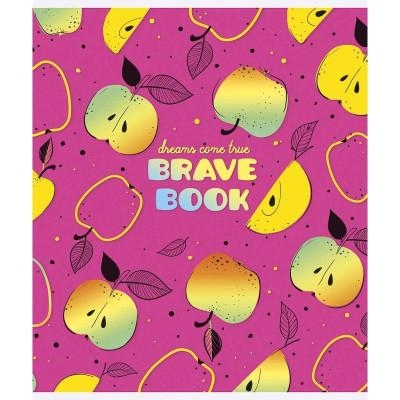Зошит учнівський "Brave book" 024-3022L-1 у лінію 24 аркушів