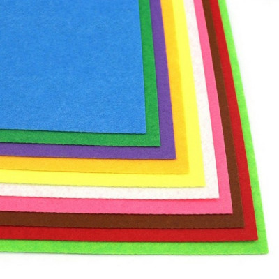 Фетрові листи для рукоділля HQ170-MIX3 12 мм A4