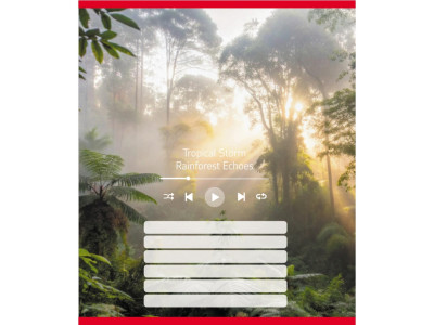 Зошит учнівський "Мелодія природи" 024-550252K-5 в лінію 18 аркушів