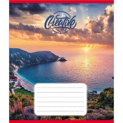 Зошит загальний "В горах" 096-630220K-5 в клітинку 96 аркушів