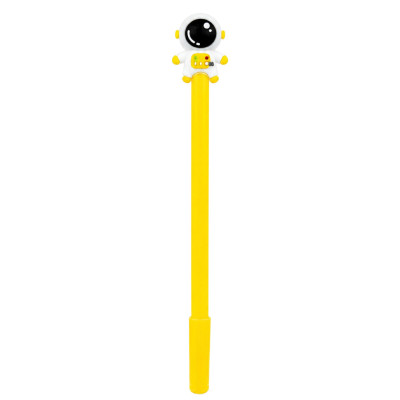 Ручка дитяча з іграшкою "Spaceman" A007(Yellow) гелева синя