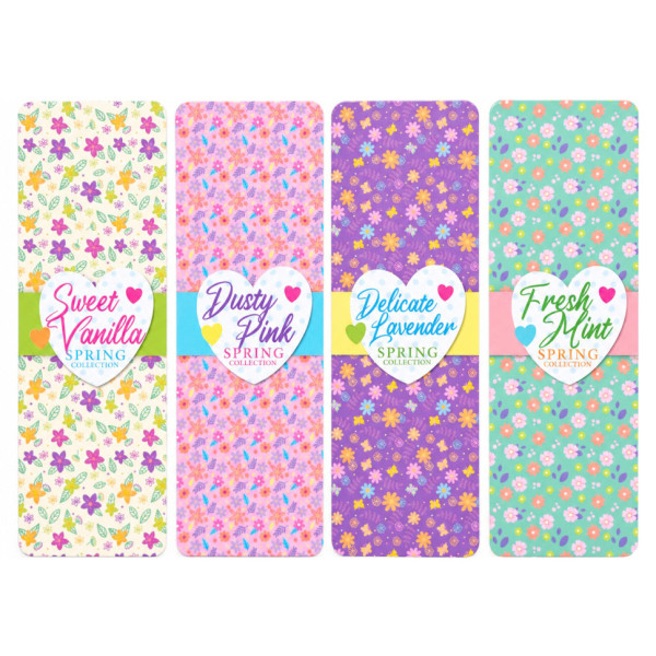 Набір ламінованих закладок для книг "Spring Collection" АП-0902-11 4 шт