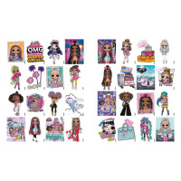 Дитяча книжка-розмальовка "Travel Sunset" LCB6 зі стікерами