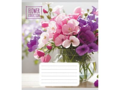 Зошит загальний "Квіткова композиція" 048-600186L-5 в лінію 48 аркушів (959060)