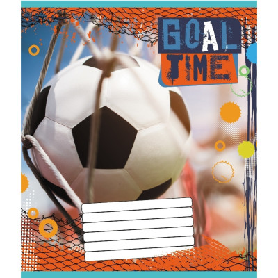 Зошит учнівський "М'яч" 012-510027C-1 в косу лінію 12 аркушів Зошит учнівський "М'яч" 012-510027C-1 в косу лінію 12 аркушів