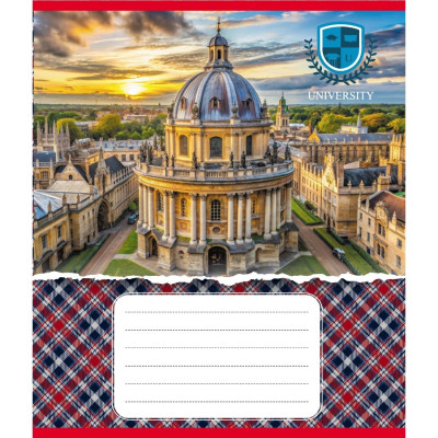 Зошит загальний "Університети" 048-590258K-1 в клітинку 48 аркушів