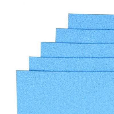 Фоаміран для творчості А4 15A4-7035 синій 15 мм 10 аркушів