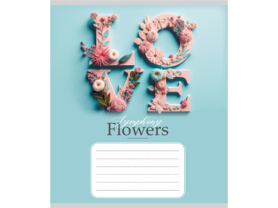 Зошит учнівський "Квілінг" 024-550375K-1 в клітинку 24 аркуші