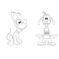 Розмальовка "Гра з кольором. Міккі Маус" 1426005 Disney Маля 12 сторінок