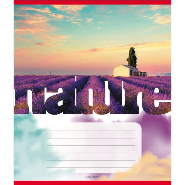 Зошит загальний "Природа" 060-610048K-5 в клітинку 60 аркушів