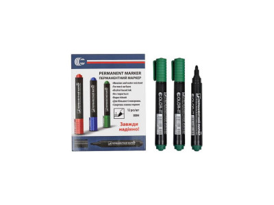 Маркер зелений COLOR-IT 8004(Green) Diamont "C" в упаковці 12 шт