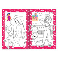 Книжка розмальовка "Модні блогери" РМ-48-40 с цветными подсказками Книжка розмальовка "Модні блогери" РМ-48-40 с цветными подсказками