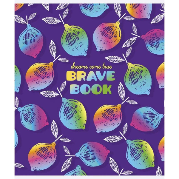 Зошит учнівський "Brave book" 024-3022L-2 у лінію 24 аркушів