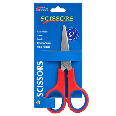 Канцелярські ножиці №5 Scissors "C" 89466 14 см Червоний