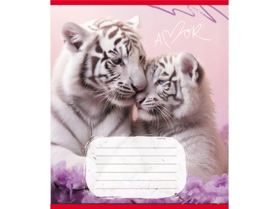 Зошит учнівський "Тварини" 012-500394K-1 в клітинку 12 аркушів (959050)