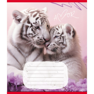 Зошит учнівський "Тварини" 012-500394K-1 в клітинку 12 аркушів (959050)