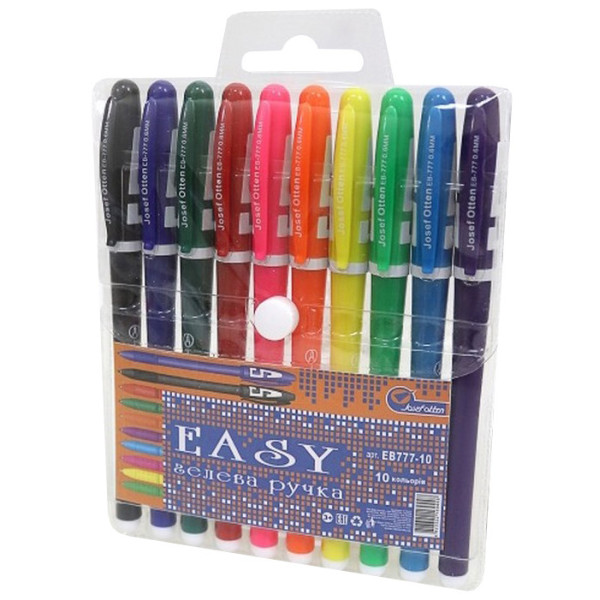 Набір гелевих ручок EB777-10 в наборі 10 кольорів