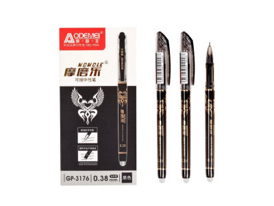 Ручка "пише-стирає" чорна COLOR-IT 3176(Black) упаковка 12 шт