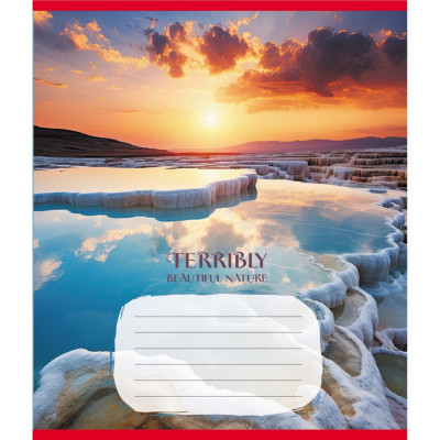 Зошит учнівський "Неймовірно красива природа" 024-560107L-1 в лінію 24 аркуші