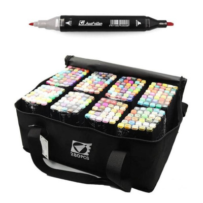 Набір скетч-маркерів двосторонніх ST40665 в наборі 280 штук