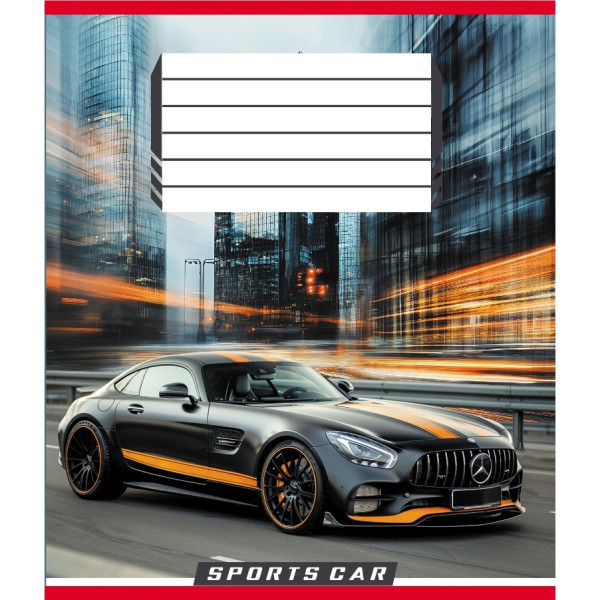 Зошит учнівський "На швидкості світла" 036-570250K-1 в клітинку 36 аркушів