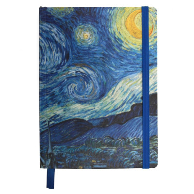 Щоденник-мотиватор недатований Ван Гог "Зоряна ніч" 21202-KR у книжковій палітурці