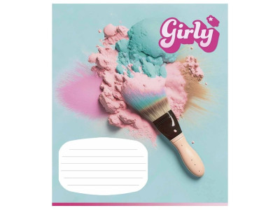 Зошит учнівський "Girly" Школяр 012-3330L-4 в лінію 12 аркушів Зошит учнівський "Girly" Школяр 012-3330L-4 в лінію 12 аркушів
