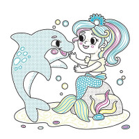 Дитяча книжка-розмальовка "У казці" 1806011 12 сторінок