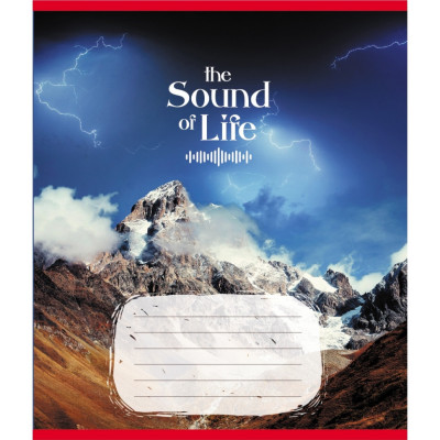 Зошит учнівський "Музика життя" 036-580266L-1 в лінію 36 аркушів