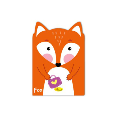 Дитячий блокнот з вушками "Fox" Апельсин АП-1803-03 24 сторінки