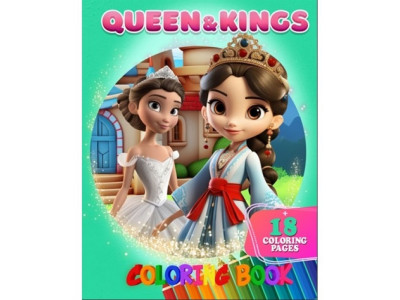 Розмальовка для дітей Queen&Kings А05122402 формат А4