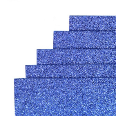 Фоаміран для творчості А4 17GLA4-022 темно-синій 17х01 мм