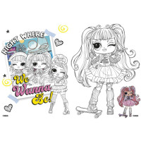 Дитяча книжка-розмальовка "Tweens Emma Emo" LCB8 зі стікерами Дитяча книжка-розмальовка "Tweens Emma Emo" LCB8 зі стікерами