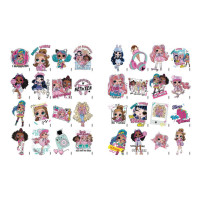 Дитяча книжка-розмальовка "Tweens Emma Emo" LCB8 зі стікерами