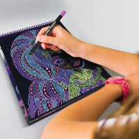 Набір для творчості Скетчбук: Екліпсія-чорні аркуші Nebulous Stars 11121 8 ручок