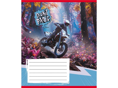 Зошит загальний "Без паніки" 048-590173K-3 в клітинку 48 аркушів