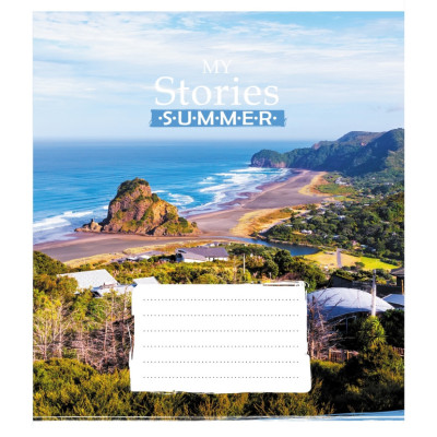 Зошит загальний "Літня історія" 048-600162L-1 в лінію 48 аркушів