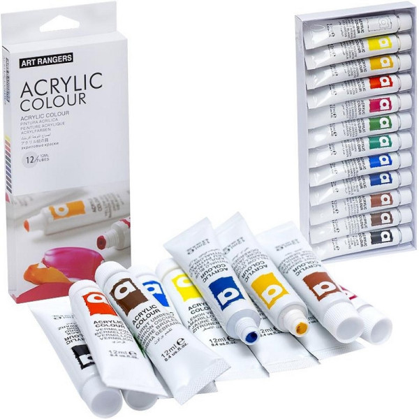 Набір акрилових фарб "Art Rangers Acrylic" PA31.12012 12 мл 12 кольорів Набір акрилових фарб "Art Rangers Acrylic" PA31.12012 12 мл 12 кольорів