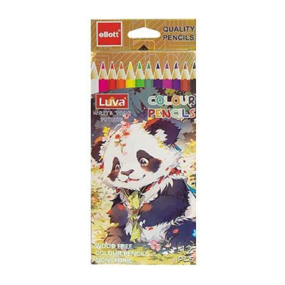 Набір кольорових олівців Luva Ellott CQ1004-12-2 12 кольорів